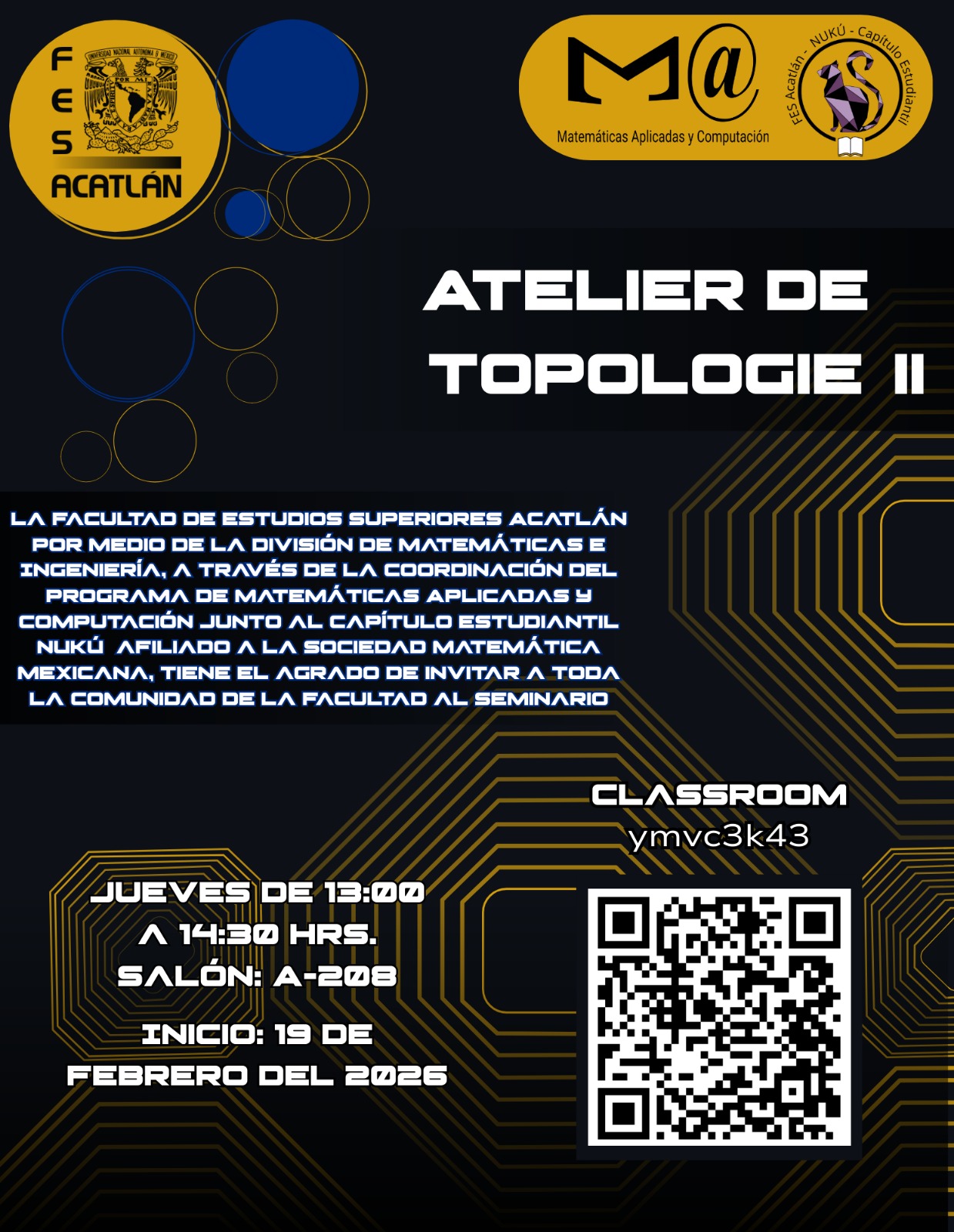 Cartel promocional del evento